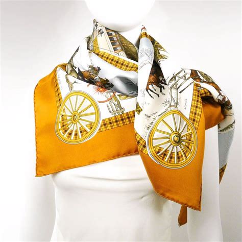 hermes scarf l'hiver en poste|Hermes Silk Scarf L'Hiver en Poste .